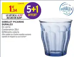 Intermarché GOBELET PICARDIE DURALEX offre