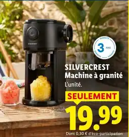 Lidl SILVERCREST Machine à granité offre