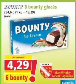 Norma B 6 bounty glacés offre