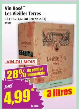 Norma Les vieilles terres vin rosé offre