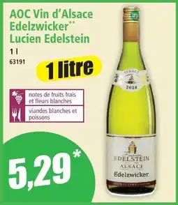Norma Lucien edelstein aoc vin d'alsace edelzwicker offre