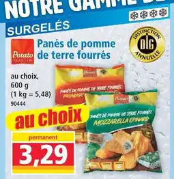 Norma Potato master panés de pomme de terre fourrés offre