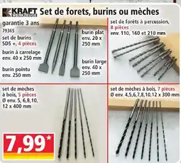 Norma Kraft werkzeuge set de burins sds offre