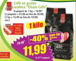 Norma Les cafés henri café en grains arabica elsass café offre