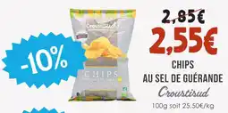 Naturalia Croustisud chips au sel de guérande offre