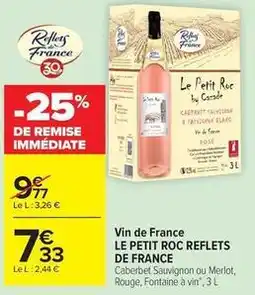 Carrefour Drive Reflets de france - vin de france offre