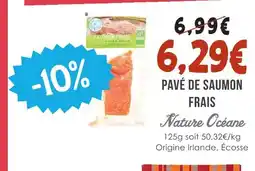 Naturalia Nature océane pavé de saumon frais offre