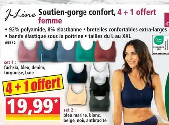 Norma J-line soutien-gorge confort femme offre
