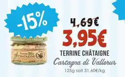 Naturalia Castagna di vallerus terrine châtaigne offre