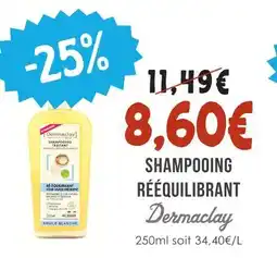 Naturalia Dermaclay shampooing rééquilibrant offre