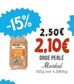 Naturalia Markal orge perlé offre