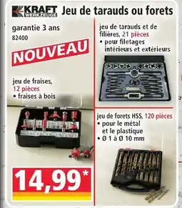 Norma Kraft werkzeuge jeu de tarauds et de filières offre