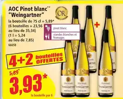Norma Weingartner aoc pinot blanc offre