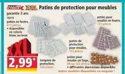 Norma Patins de protection pour meubles offre