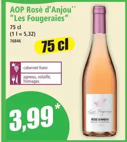 Norma Les fougeraies aop rosé d'anjou offre