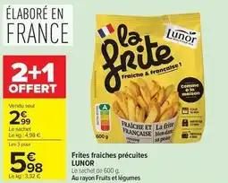 Carrefour Drive Lunor - frites fraîches précurites offre