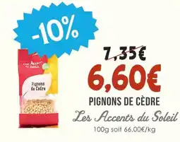 Naturalia Les accents du soleil pignons de cèdre offre