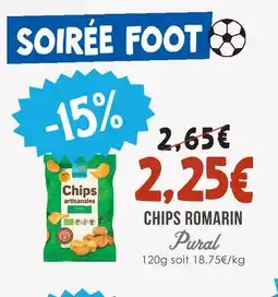 Naturalia Pural chips romarin offre