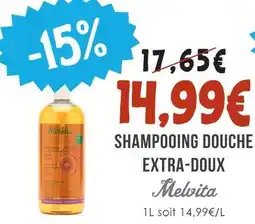 Naturalia Melvita shampooing douche extra-doux offre