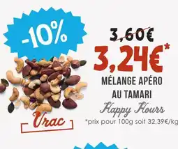 Naturalia Happy hours mélange apéro au tamari offre