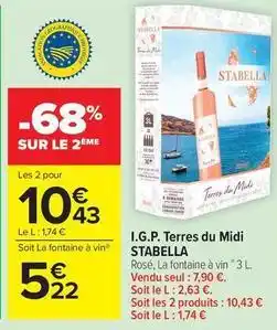 Carrefour Drive Midi - i.g.p. terres du offre