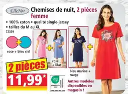 Norma Ellenor chemises de nuit offre