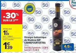 Carrefour Drive Carrefour - vinaigre balsamique de modène igp extra offre