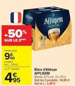 Carrefour Drive Affligem - bière d'abbaye offre