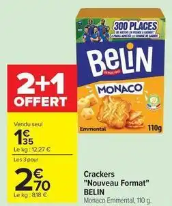 Carrefour Drive Belin - crackers nouveau format offre