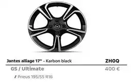Opel Kartbon black offre