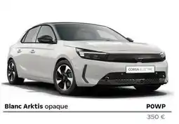 Opel Blanc arktis opaque offre