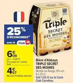 Carrefour Drive Carrefour - bière d'abbaye offre