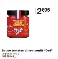 Monop' Sauce tomates citron confit offre