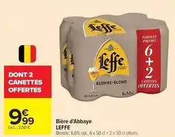 Carrefour Drive Leffe - bière d'abbaye offre