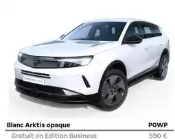 Opel Blanc arktis opaque offre