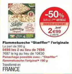Monop' Stoeffler - flammekueche offre