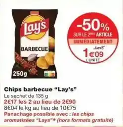Monop' Lay's - chips barbecue offre