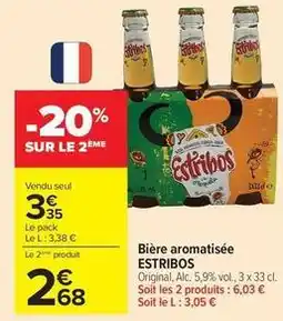 Carrefour Drive Estribos - bière aromatisée offre