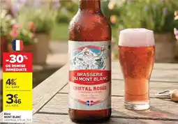Carrefour Drive Brasserie du mont blanc - brie blonde offre