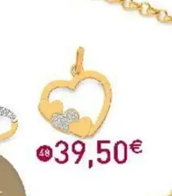 E.Leclerc Bijoux Pendentif Laque Pailletée offre
