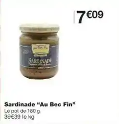 Monop' Sardinade au bec fin offre