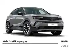 Opel Gris grafik opaque offre