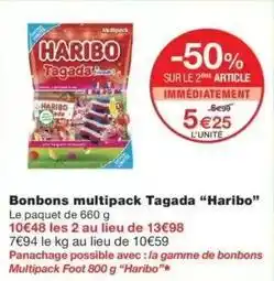 Monop' Haribo - bonbons multipack tagada offre