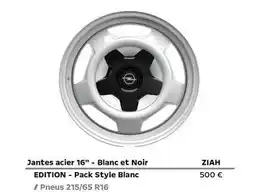 Opel Pack style blanc offre