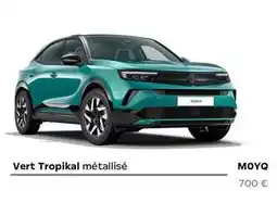 Opel Vert tropikal métallisé offre