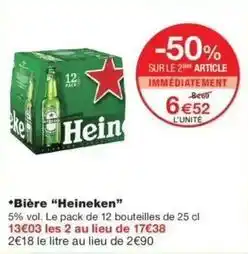 Monop' Heineken - bière offre