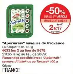 Monop' Apérivrais - saveurs de provence offre