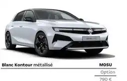 Opel Astra - blanc kontour métallisé offre