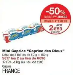Monop' Caprice des dieux - mini caprice offre