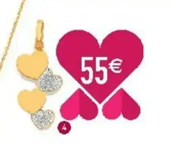 E.Leclerc Bijoux Pendentif Laque Pailletée offre